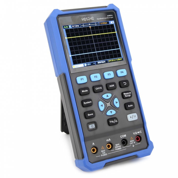 Owon HDS242 handheld oscilloskop multimeter 40Mhz i gruppen Produkter / Specialverktyg / Oscilloskop fordon hos Prylteknik 7H AB (200-306)