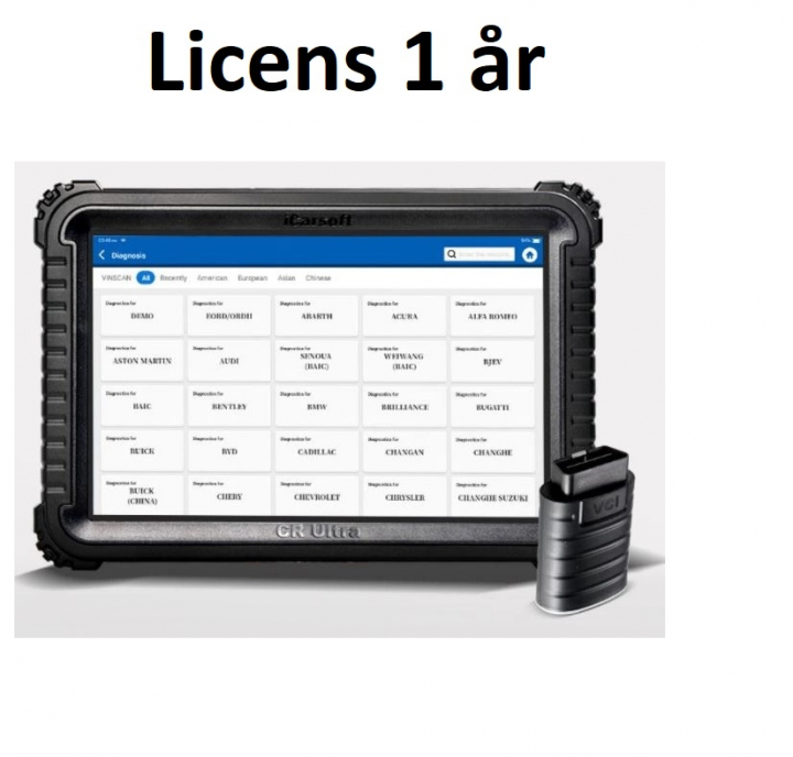 CR Ultra licens 1år  i gruppen Licens | Mjukvara / Uppdatering licens till felkodsläsare | diagnosverktyg / Licens till iCarsoft diagnosverktyg hos Prylteknik 7H AB (400-003)