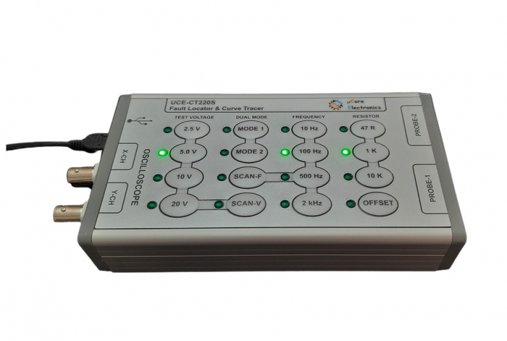 UCE-CT220S komponenttestare Curve Tracer i gruppen Produkter / Specialverktyg / Komponenttestare hos Prylteknik 7H AB (100-17)