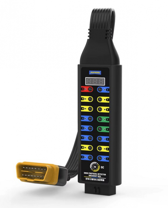 Autool OBD2 breakout pinout box | Protocol Detector i gruppen Produkter / OBD2 adapter kablage hos Prylteknik 7H AB (100-301)