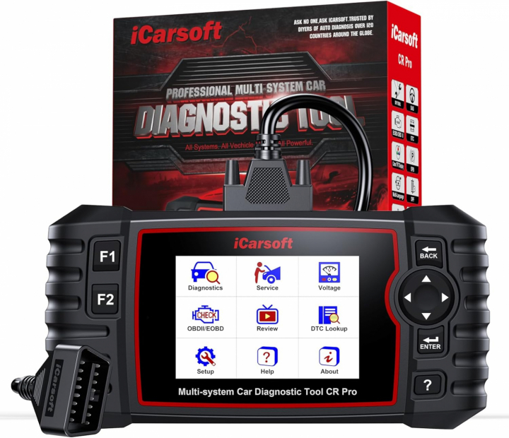 iCarsoft CR Pro 2025 Flermärkes felkodsläsare OBD2 i gruppen Produkter / Felkodsläsare / iCarsoft hos Prylteknik 7H AB (100-331)
