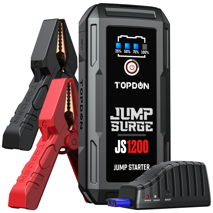 Topdon 1200A starthjälp bil hjälpstart booster jumpstarter i gruppen Produkter / Starthjälp till bil |  Jump starter hos Prylteknik 7H AB (200-403)