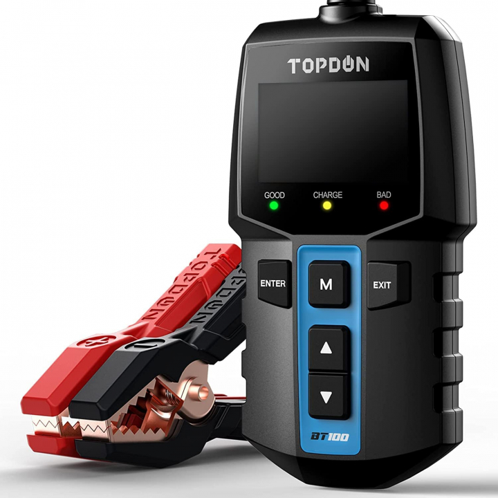 Topdon batteritestare BT100 i gruppen Produkter / Batteritestare & Batteridiagnos / Batteritestare för startbatterier hos Prylteknik 7H AB (200-407)