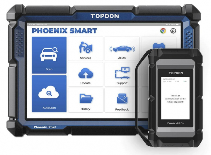 Topdon Phoenix SMART OBD2 diagnosverktyg inkl 2års licens i gruppen Produkter / Felkodsläsare / Topdon hos Prylteknik 7H AB (200-607)