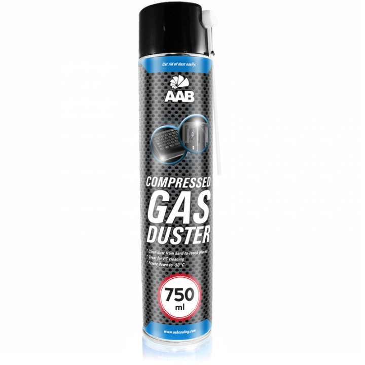 Tryckluft på burk Gas Duster, komprimerad luft 750 ml i gruppen Produkter / OBD2 adapter kablage / Tillbehör & Reservdelar hos Prylteknik 7H AB (300-259)