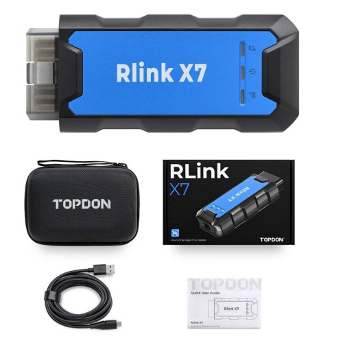 TOPDON RLink X7 OEM-dongle D-PDU, J2534 och DoIP | kompatibel med OEM mjukvara för Volkswagen, Audi, BMW, GM, Ford, Nissan med flera.  i gruppen Produkter / Felkodsläsare / Topdon hos Prylteknik 7H AB (300-300)