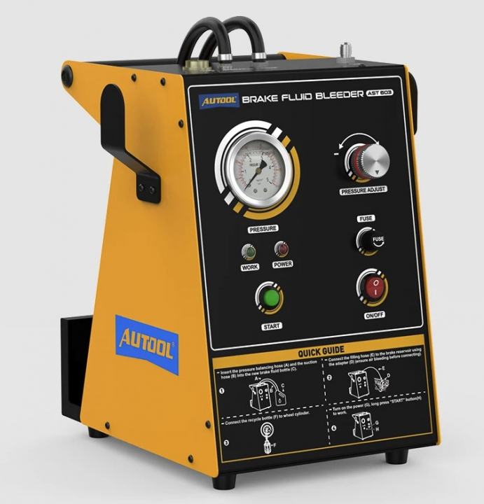 AUTOOL Bromsvätskebytesmaskin | Bromsvätskebytare | Byt bromsvätska snabbt och smidigt | Pulsteknik i gruppen Produkter / Specialverktyg / Testverktyg hos Prylteknik 7H AB (300-303)