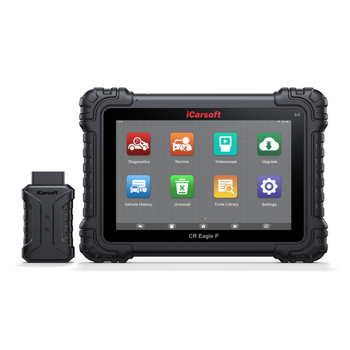 iCarsoft CR EAGLE P 2026 felkodsläsare diagnosverktyg Bluetooth/WIFI VCI | DOIP | TPMS | inkl kabelkit & kamera i gruppen Produkter / Felkodsläsare / iCarsoft hos Prylteknik 7H AB (300-488)