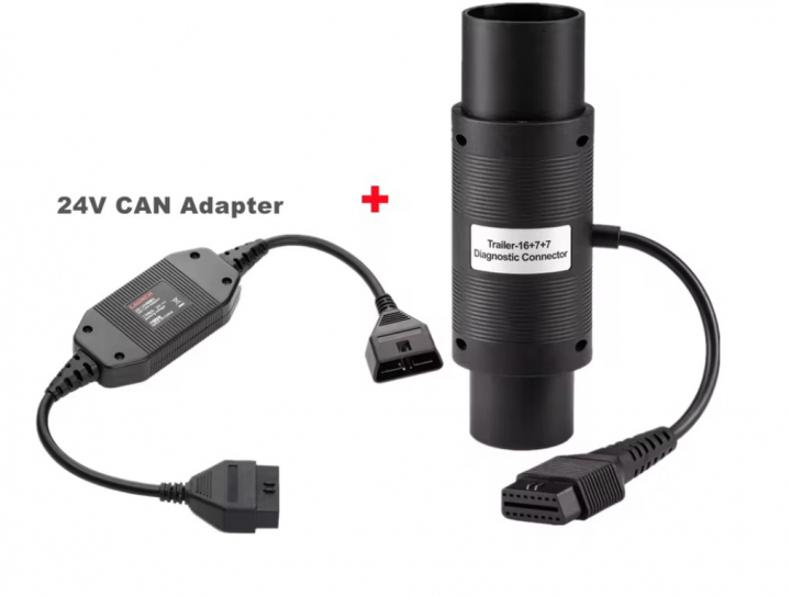 LAUNCH trailerdiagnos Wabco Trailer-16+7+7 adapter OBD2 för Launch | Topdon i gruppen Produkter / OBD2 adapter kablage / Tillbehör & Reservdelar hos Prylteknik 7H AB (300-490)