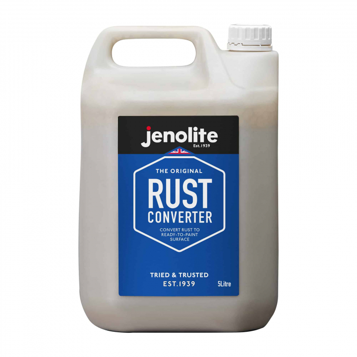Jenolite Rust Converter | Snabbverkande | Färdigt att övermålas utan primer 5L i gruppen Produkter / Specialverktyg hos Prylteknik 7H AB (300-517)