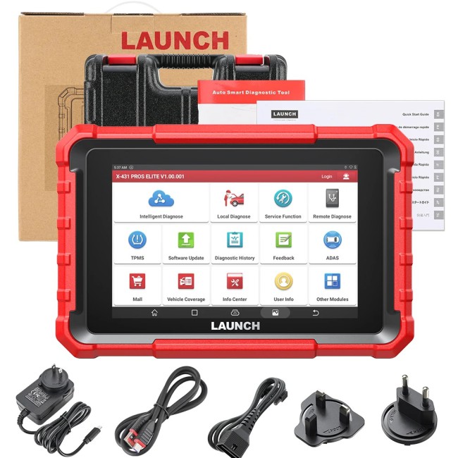 LAUNCH X431 PROS ELITE OBD2 diagnosverktyg skanningsverktyg för bilar | DOIP | Kabelanslutning   i gruppen Produkter / Felkodsläsare / Launch hos Prylteknik 7H AB (300-525)