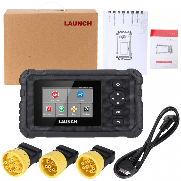 Launch CRP129HD diagnosverktyg felkodsläsare för tunga fordon, lastbil, buss i gruppen Produkter / Felkodsläsare / Diagnosverktyg tunga fordon hos Prylteknik 7H AB (300-528)