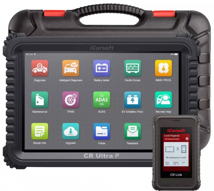 iCarsoft CR Ultra Plus | Topologi karta | Intelligent diagnos | PRO VERSION 2025 | OBD2 J2534 Diagnosverktyg | 3 års licens i gruppen Produkter / Felkodsläsare / iCarsoft hos Prylteknik 7H AB (300-529)