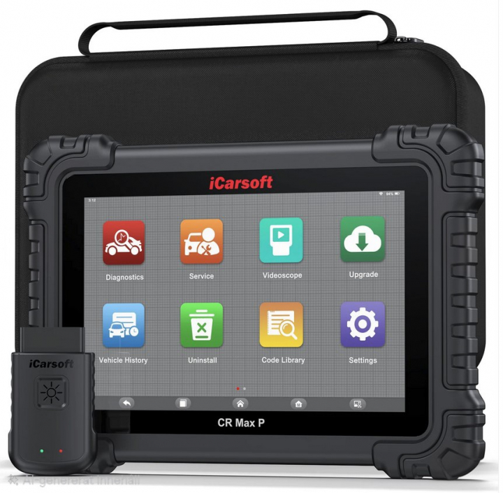 iCarsoft CR Max P 2026 diagnosverktygs felkodsläsare OBD2 | Aktiv test | 10
