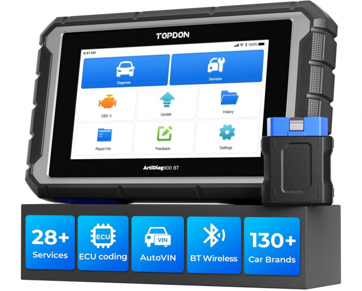 Topdon AD900 ArtiDiag900 BT Diagnosverktyg felkodsläsare OBD2 scan tool i gruppen Produkter / Felkodsläsare / Topdon hos Prylteknik 7H AB (500-002)