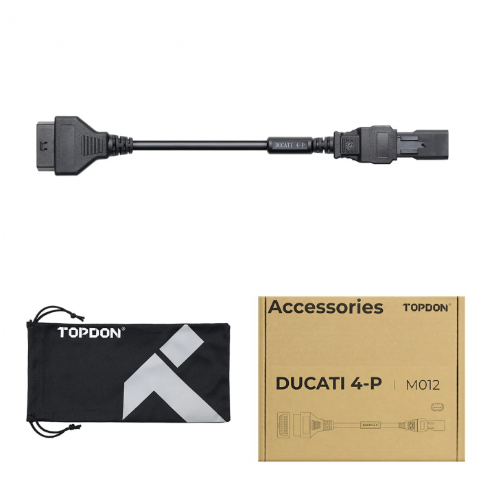 Ducati 4-pin adapterkabel för MC | Topscan Moto  i gruppen Produkter / OBD2 adapter kablage hos Prylteknik 7H AB (500-104)