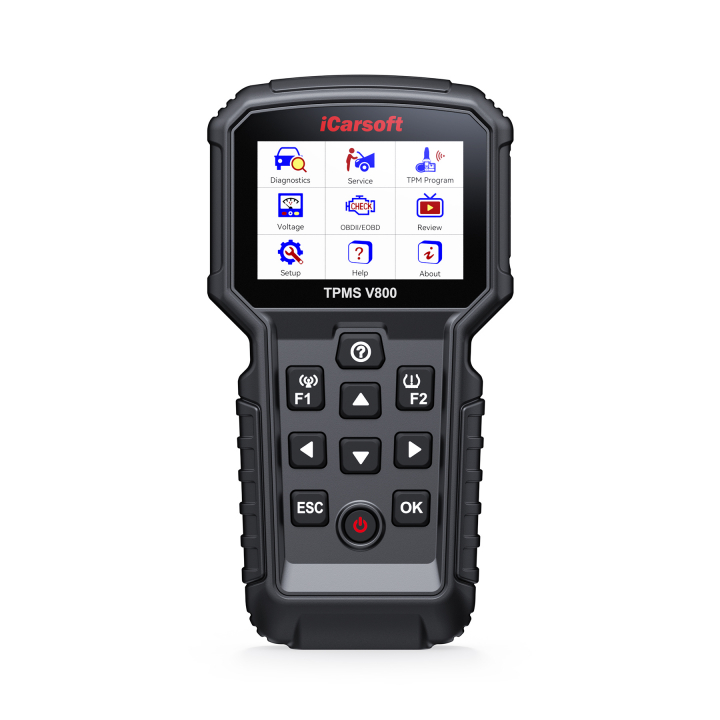 Icarsoft TPMS V800 TPMS Programmering och diagnosverktyg | 8 reset funktioner | Läser alla sensorer | Programmerar till iCarsoft TPMS sensor i gruppen Produkter / TPMS verktyg / TPMS Programmering hos Prylteknik 7H AB (500-544)