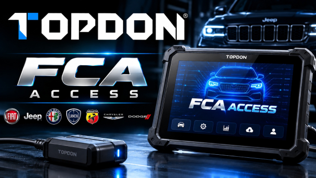 Topdon FCA licens 1års obegränsad access Topscan/Ultradiag/Artidiag AD/Phoenix/ONE-serie