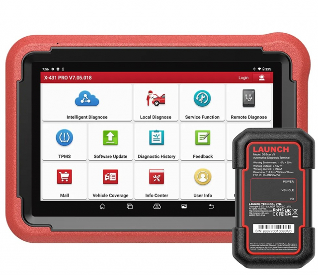 LAUNCH X431 PROS V5.0  felkodsläsare diagnosverktyg | Aktiv test | Trådlös | Doip | OBD2 scanner | 2års licens