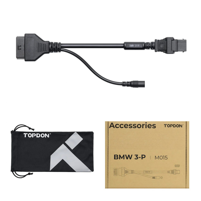 BMW 3-pin adapterkabel för MC | M015 Topscan Moto