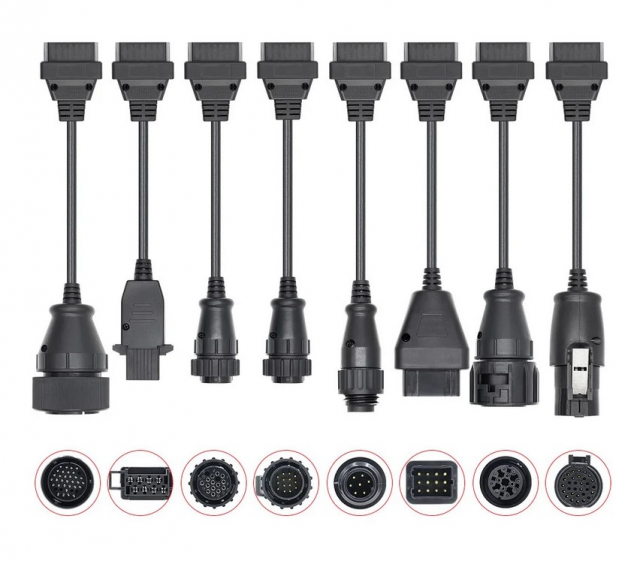 OBD1-OBD2 adapter Delphi, Autocom för tunga fordon