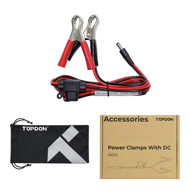 Topdon Moto strömkontakt Power Clamps DC | M001 för MULTI 3-P kontakt