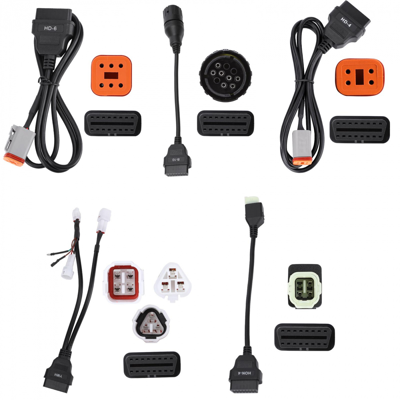 Launch Motorcycle Diagnostic Connector Kit 2.0 med mjukvarulicens 1 år