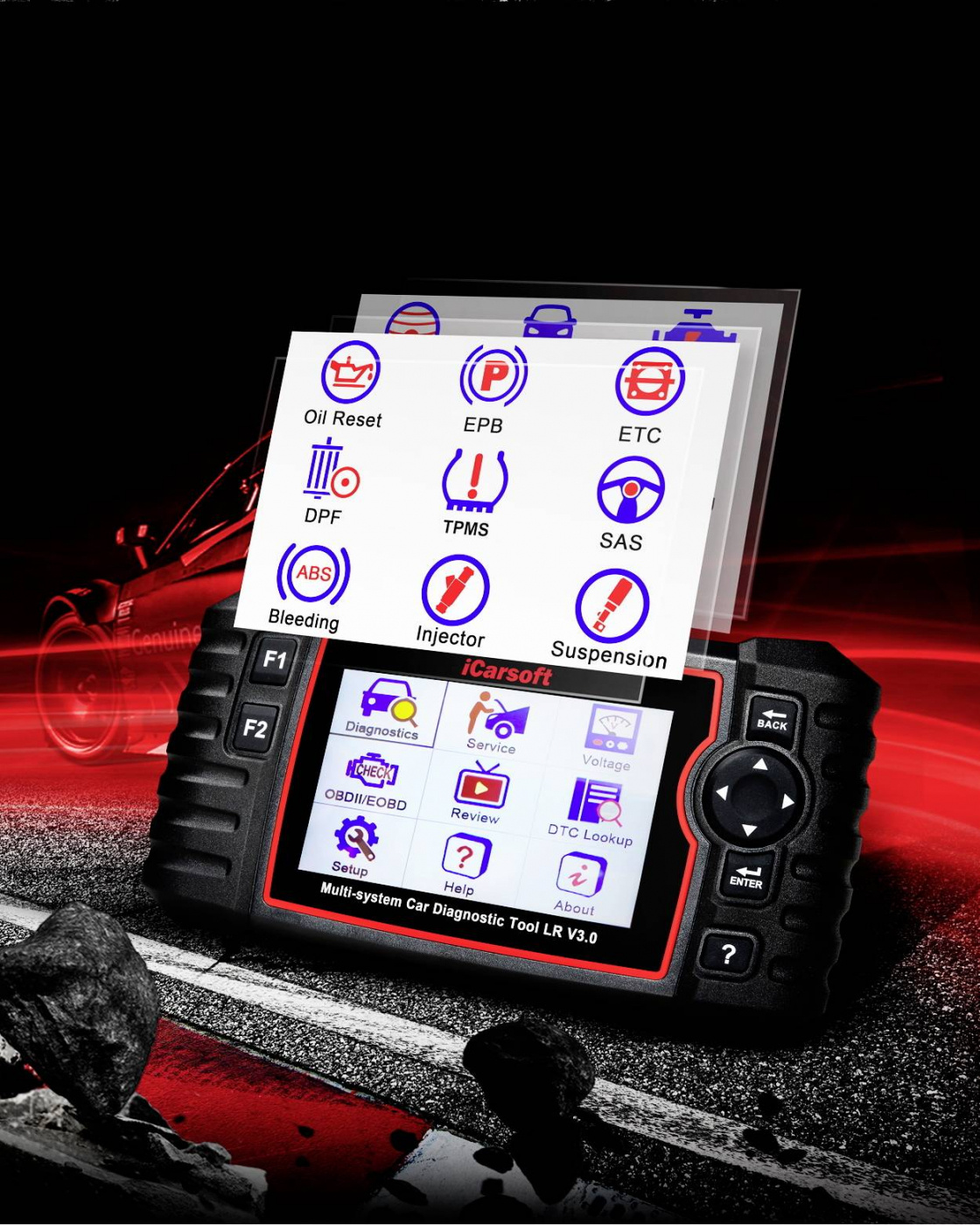 Icarsoft LR V3.0  Landrover & Jaguar felkodsläsare diagnosverktyg OBD2 OBD2