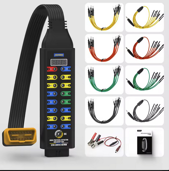Autool OBD2 breakout pinout box | Protocol Detector