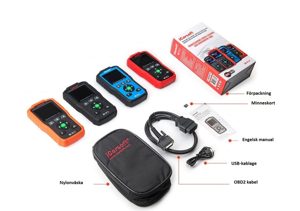 Icarsoft VAWS V1.0 Audi, VW, Seat, Skoda VAG felkodsläsare OBD2