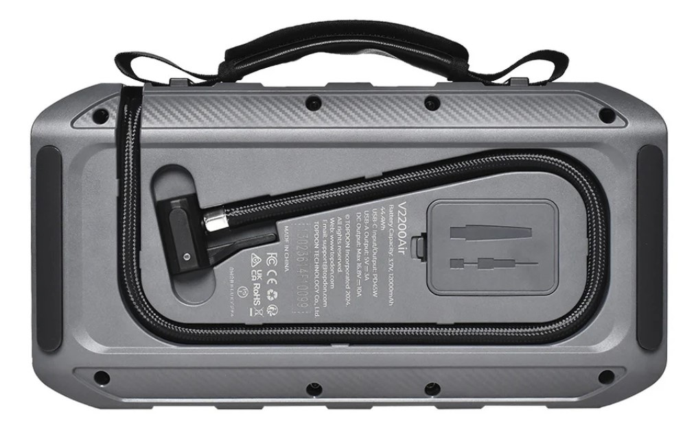 Topdon V2200 AIR starthjälp jumpstarter | Med inbyggd luftpump | 2200A