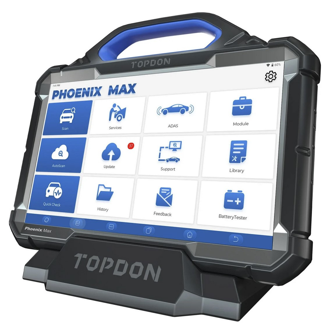 TOPDON PHOENIX MAX Integrerat Diagnosverktyg | Med Oscilloskop | Online coding | Topology map | OBD2 DOIP CAN-FD