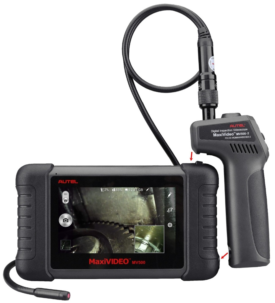 Autel MV500 Inspektionskamera Videoskop Borescope 8.5mm