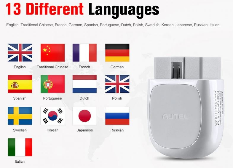 Autel AP200 diagnosverktyg felkodsläsare för Smartphone