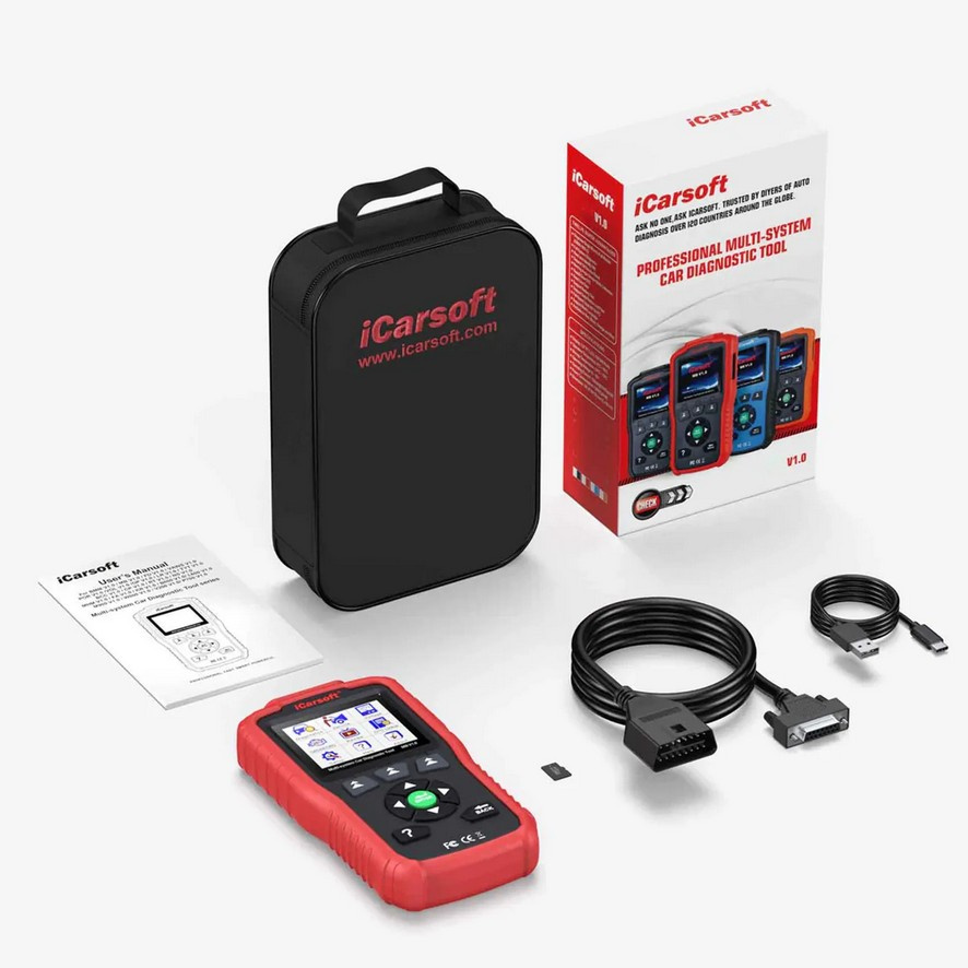 iCarsoft MHM V1.0 Mitsubishi/Honda/Acura/Mazda felkodsläsare OBD2 Bildiagnos