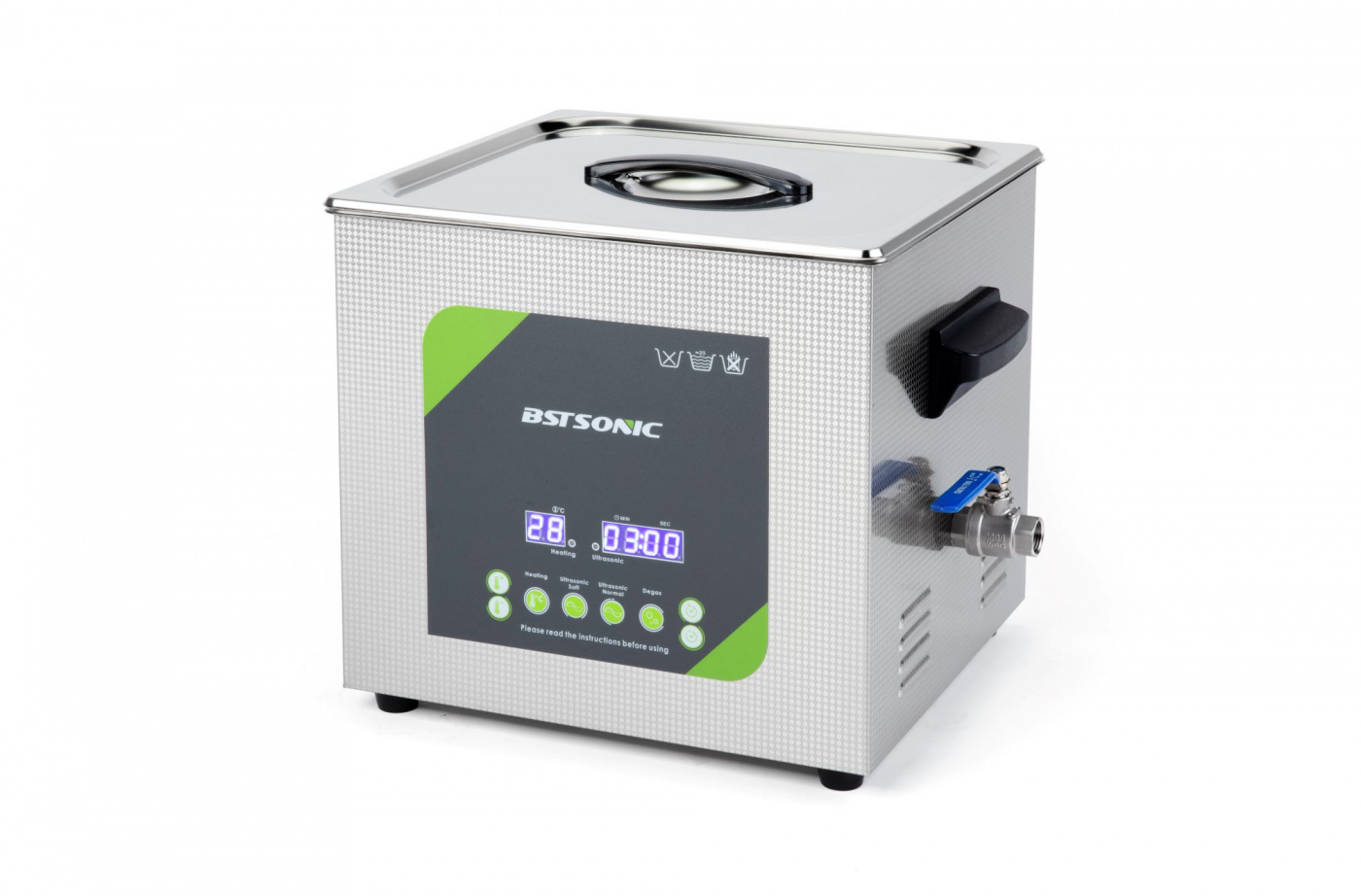 BST Sonic 18L ultraljudstvätt ultraljudsbad | Proffstvätt | 2 års garanti | Degas | Semiwave