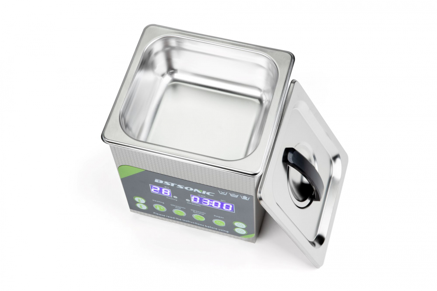 BST Sonic 1.3L ultraljudstvätt ultraljudsbad | Proffstvätt | 2 års garanti | Degas | Semiwave