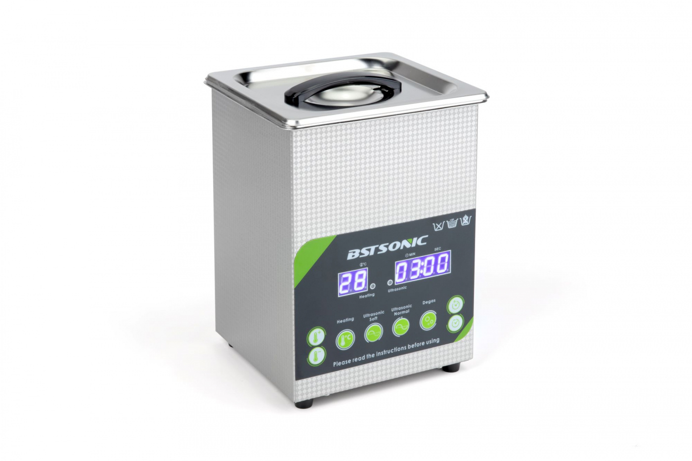 BST Sonic 2L ultraljudstvätt ultraljudsbad | Proffstvätt | 2 års garanti | Degas | Semiwave