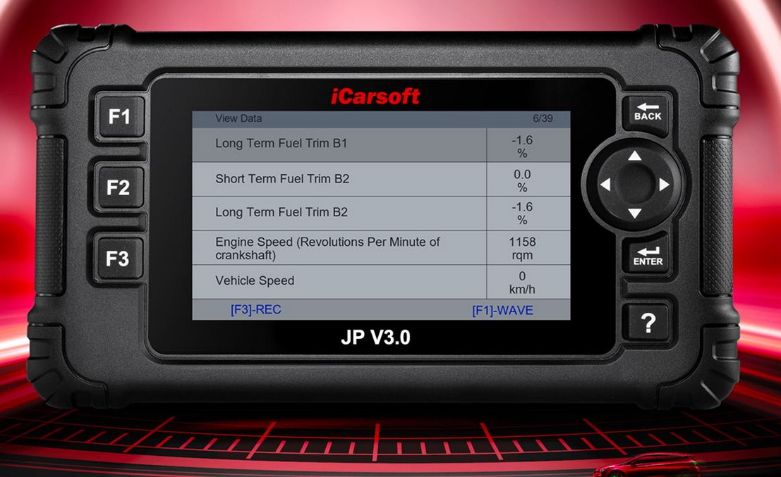 Icarsoft JP V3.0 felkodsläsare OBD2 för japanska märken