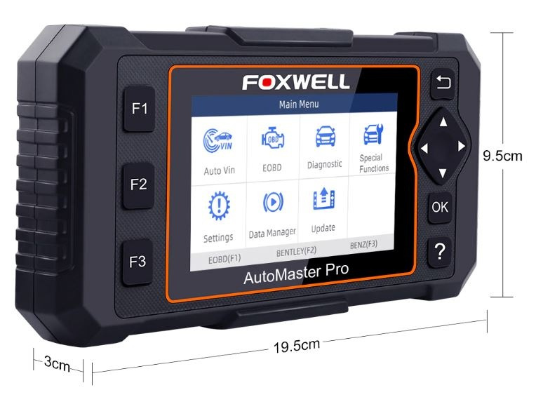 Foxwell NT624 Elite felkodsläsare OBD2 diagnosverktyg scanner