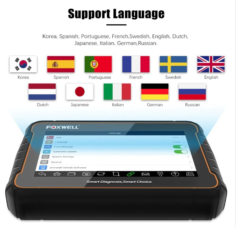 Foxwell GT60 SWE OBD2 felkodsläsare OBD2 diagnosverktyg scanner