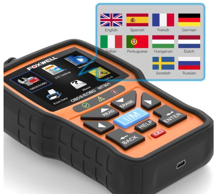 Foxwell Batteritestare NT301 Plus batteritestare