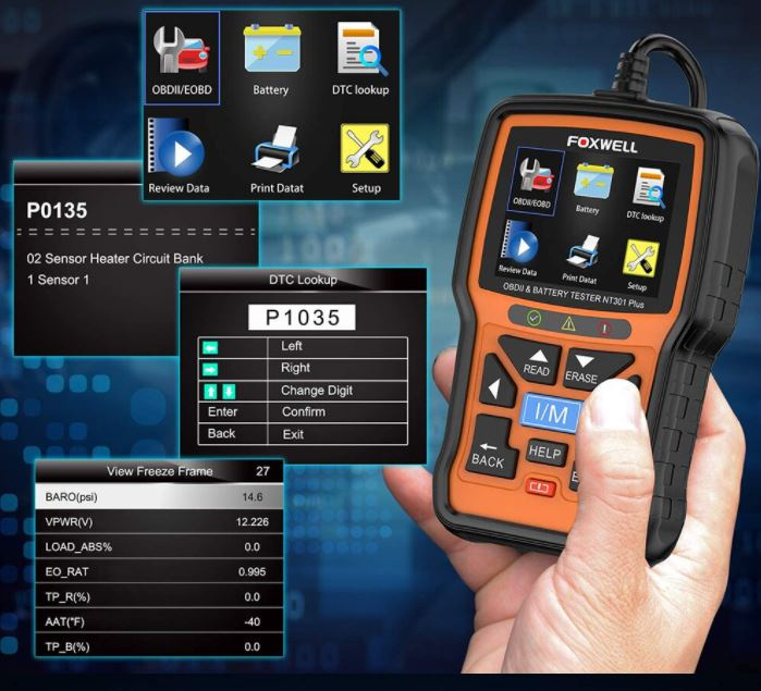 Foxwell Batteritestare NT301 Plus batteritestare