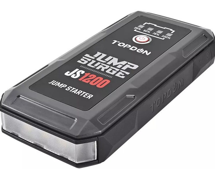 Topdon 1200A starthjälp bil hjälpstart booster jumpstarter