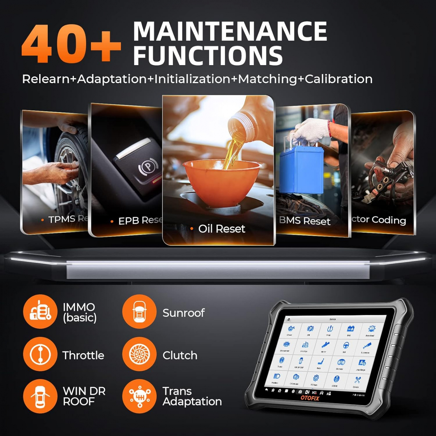 Otofix D1 PROS OBD2 felkodsläsare diagnosverktyg bildiagnostik scanner | 2 års licens