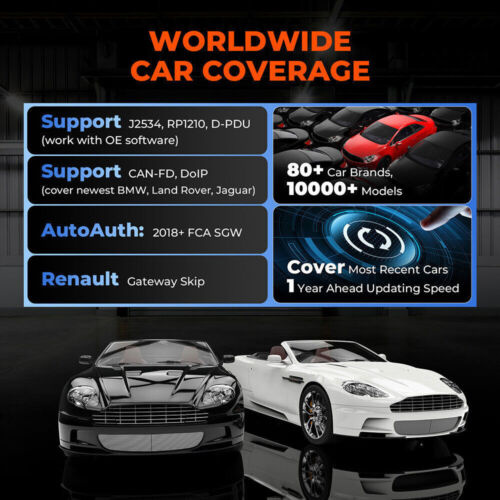 OTOFIX EvoScan Ultra diagnosverktyg DOIP J2534 felkodsläsare | 2 års licens