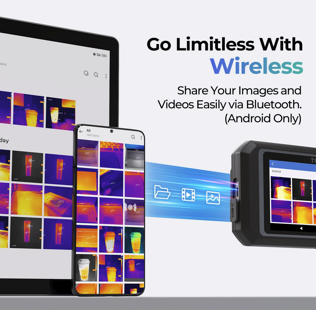 TOPDON TC003 Värmekamera IR kamera 256X192  5