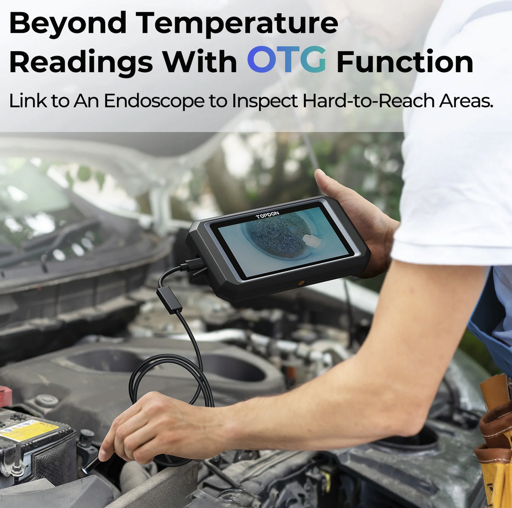 TOPDON TC003 Värmekamera IR kamera 256X192  5