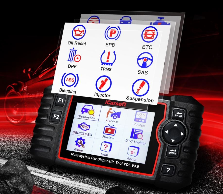 Icarsoft VOL V3.0 Volvo & Saab felkodsläsare OBD2 Scanner