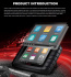 iCarsoft CR MAX OBD2 felkodsläsare diagnosverktyg alla bilmärken touchplatta